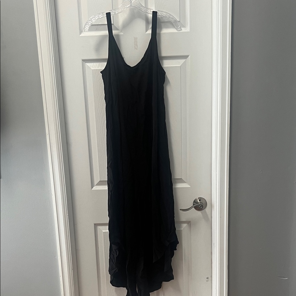 Chic Black pant romper Women's Dress